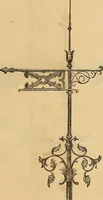 An illustration from Illustrated catalogue and price list of copper weather vanes, bannerets and finials / manufactured by A.B. & W.T. Westervelt. (1883)
