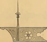 An illustration from Illustrated catalogue and price list of copper weather vanes, bannerets and finials / manufactured by A.B. & W.T. Westervelt. (1883)