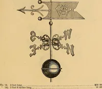 Picture 125 of 141 from Illustrated catalogue and price list of copper weather vanes, bannerets and finials / manufactured by A.B. & W.T. Westervelt. (1883), leaf 94