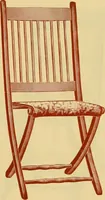 An illustration from Illustrated catalogue...of canvas seat, slat seat, veneer seat, carpet seat and plush seat folding chairs for campers', caterers', undertakers', societies', church or hall use / (1896)