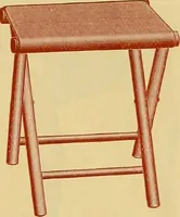 An illustration from Illustrated catalogue...of canvas seat, slat seat, veneer seat, carpet seat and plush seat folding chairs for campers', caterers', undertakers', societies', church or hall use / (1896)