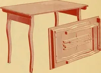 An illustration from Illustrated catalogue...of canvas seat, slat seat, veneer seat, carpet seat and plush seat folding chairs for campers', caterers', undertakers', societies', church or hall use / (1896)