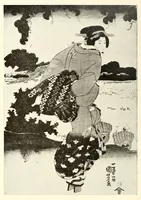 An illustration from Illustrated Catalogue of an Exceptionally Important Collection of Rare and Valuable Japanese Color Prints together with a Few Paintings of the Ukioye School : the Property of Arthur Davison Ficke, Author of "Chats on Japanese Prints", "Twelve Japanese Painters", etc, etc (1920)