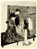 An illustration from Illustrated Catalogue of an Exceptionally Important Collection of Rare and Valuable Japanese Color Prints together with a Few Paintings of the Ukioye School : the Property of Arthur Davison Ficke, Author of "Chats on Japanese Prints", "Twelve Japanese Painters", etc, etc (1920)