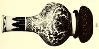 An illustration from Illustrated catalogue of the remarkable collection of ancient Chinese bronzes, beautiful old porcelains, amber and stone carvings sumptuous eighteenth century brocades interesting old paintings on glass and fine old carpets, rugs and furniture, from ancient palaces and temples of China : Comprising the private collection of a Chinese nobleman of Tien-Tsin .. (1914)