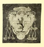 An illustration from Illustrated catalogue of Mr. Thomas B. Clarke's remarkable gathering of rare plates of many nations and beautiful old textiles (1916)