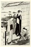 An illustration from Illustrated Catalogue of Japanese Color Prints, The Famous Collection of the Late Alexis Rouart of Paris, France together with a Selection from the Collection of the Vicomte de Sartiges and a Few Prints from Another Parisian Collection (1922)