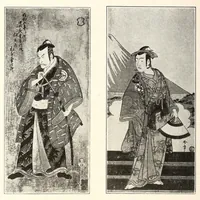 An illustration from Illustrated Catalogue of Japanese Color Prints, The Famous Collection of the Late Alexis Rouart of Paris, France together with a Selection from the Collection of the Vicomte de Sartiges and a Few Prints from Another Parisian Collection (1922)