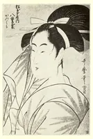 An illustration from Illustrated Catalogue of Japanese Color Prints, The Famous Collection of the Late Alexis Rouart of Paris, France together with a Selection from the Collection of the Vicomte de Sartiges and a Few Prints from Another Parisian Collection (1922)