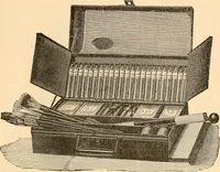 Picture 74 of 175 from Illustrated catalogue and price list of artists' materials, gold points, bronze powders, metallics, metal leaf, (1897), leaf 100