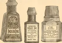 An illustration from Illustrated catalogue and price list of artists' materials, gold points, bronze powders, metallics, metal leaf, (1897)