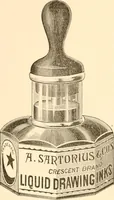 An illustration from Illustrated catalogue and price list of artists' materials, gold points, bronze powders, metallics, metal leaf, (1897)