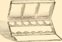 An illustration from Illustrated catalogue and price list of artists' materials, gold points, bronze powders, metallics, metal leaf, (1897)