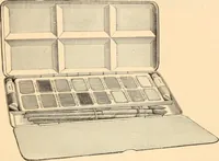 An illustration from Illustrated catalogue and price list of artists' materials, gold points, bronze powders, metallics, metal leaf, (1897)