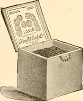 An illustration from Illustrated catalogue and price list of artists' materials, gold points, bronze powders, metallics, metal leaf, (1897)