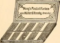 An illustration from Illustrated catalogue and price list of artists' materials, gold points, bronze powders, metallics, metal leaf, (1897)