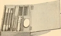 An illustration from Illustrated catalogue and price list of artists' materials, gold points, bronze powders, metallics, metal leaf, (1897)