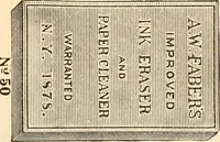 An illustration from Illustrated catalogue and price list of artists' materials, gold points, bronze powders, metallics, metal leaf, (1897)