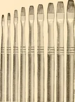 An illustration from Illustrated catalogue and price list of artists' materials, gold points, bronze powders, metallics, metal leaf, (1897)
