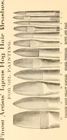 An illustration from Illustrated catalogue and price list of artists' materials, gold points, bronze powders, metallics, metal leaf, (1897)