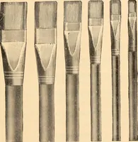 An illustration from Illustrated catalogue and price list of artists' materials, gold points, bronze powders, metallics, metal leaf, (1897)