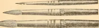 An illustration from Illustrated catalogue and price list of artists' materials, gold points, bronze powders, metallics, metal leaf, (1897)