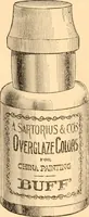 An illustration from Illustrated catalogue and price list of artists' materials, gold points, bronze powders, metallics, metal leaf, (1897)