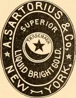 An illustration from Illustrated catalogue and price list of artists' materials, gold points, bronze powders, metallics, metal leaf, (1897)