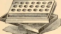 An illustration from Illustrated catalogue and price list of artists' materials, gold points, bronze powders, metallics, metal leaf, (1897)