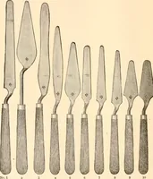 An illustration from Illustrated catalogue and price list of artists' materials, gold points, bronze powders, metallics, metal leaf, (1897)