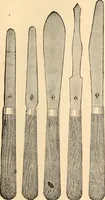 An illustration from Illustrated catalogue and price list of artists' materials, gold points, bronze powders, metallics, metal leaf, (1897)