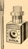 An illustration from Illustrated catalogue and price list of artists' materials, gold points, bronze powders, metallics, metal leaf, (1897)