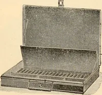 An illustration from Illustrated catalogue and price list of artists' materials, gold points, bronze powders, metallics, metal leaf, (1897)