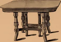 An illustration from Illustrated catalogue of Bardwell, Anderson & Company, manufacturers of tables and desks for the trade only (1887)