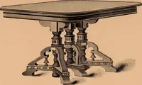 An illustration from Illustrated catalogue of Bardwell, Anderson & Company, manufacturers of tables and desks for the trade only (1887)