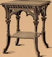 An illustration from Illustrated catalogue of Bardwell, Anderson & Company, manufacturers of tables and desks for the trade only (1887)