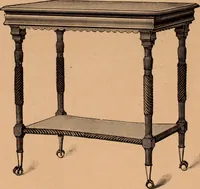 An illustration from Illustrated catalogue of Bardwell, Anderson & Company, manufacturers of tables and desks for the trade only (1887)
