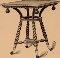 An illustration from Illustrated catalogue of Bardwell, Anderson & Company, manufacturers of tables and desks for the trade only (1887)
