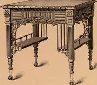 An illustration from Illustrated catalogue of Bardwell, Anderson & Company, manufacturers of tables and desks for the trade only (1887)