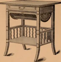 An illustration from Illustrated catalogue of Bardwell, Anderson & Company, manufacturers of tables and desks for the trade only (1887)