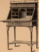 An illustration from Illustrated catalogue of Bardwell, Anderson & Company, manufacturers of tables and desks for the trade only (1887)