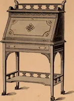 An illustration from Illustrated catalogue of Bardwell, Anderson & Company, manufacturers of tables and desks for the trade only (1887)