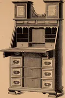 An illustration from Illustrated catalogue of Bardwell, Anderson & Company, manufacturers of tables and desks for the trade only (1887)
