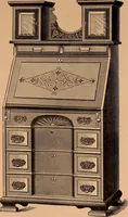 An illustration from Illustrated catalogue of Bardwell, Anderson & Company, manufacturers of tables and desks for the trade only (1887)