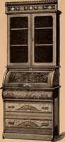 An illustration from Illustrated catalogue of Bardwell, Anderson & Company, manufacturers of tables and desks for the trade only (1887)