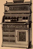 An illustration from Illustrated catalogue of Bardwell, Anderson & Company, manufacturers of tables and desks for the trade only (1887)