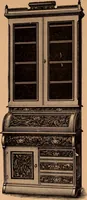 An illustration from Illustrated catalogue of Bardwell, Anderson & Company, manufacturers of tables and desks for the trade only (1887)
