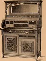 An illustration from Illustrated catalogue of Bardwell, Anderson & Company, manufacturers of tables and desks for the trade only (1887)