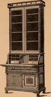 An illustration from Illustrated catalogue of Bardwell, Anderson & Company, manufacturers of tables and desks for the trade only (1887)