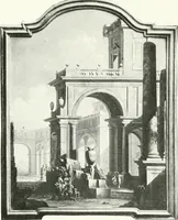 An illustration from Illustrated catalogue of the very valuable antique art property of the Cattadori Italian Art Galleries ... : to be sold at unrestricted public sale ... April 13th, 14th, 15th and 16th ... at the American Art Galleries : the sale to be conducted by Thomas E. Kirby and his assistants, Otto Bernet and H.H. Parke, of the American Art Association (1921)